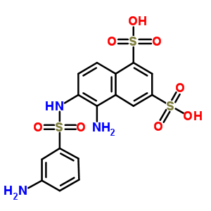 454705-71-6  1,3-Naphthalenedisulfonic acid, 5-amino-6-[[(3-aminophenyl)sulfonyl]amino]-
