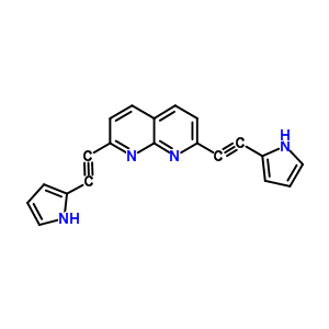 467435-64-9  2,7-bis[2-(1H-pyrrol-2-yl)ethynyl]-1,8-naphthyridine