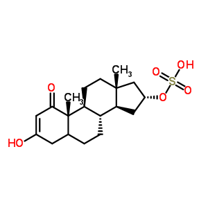 4873-65-8  (16alpha)-3-hydroxy-1-oxoandrost-2-en-16-yl hydrogen sulfate