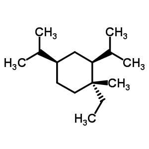 515-12-8  (1R,2S,4R)-1-ethyl-1-methyl-2,4-bis(1-methylethyl)cyclohexane