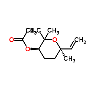 56779-64-7  (3R,6R)-6-ethenyl-2,2,6-trimethyltetrahydro-2H-pyran-3-yl acetate