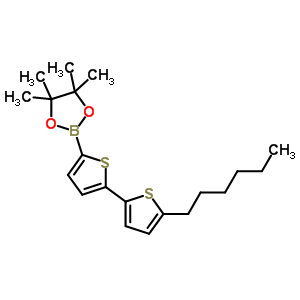 579503-59-6  2-(5'-hexyl-2,2'-bithiophen-5-yl)-4,4,5,5-tetramethyl-1,3,2-dioxaborolane