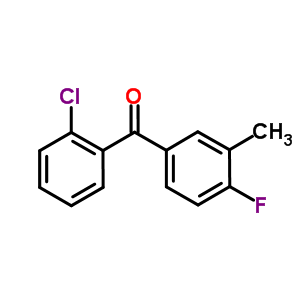 59396-46-2  (2-chlorophenyl)-(4-fluoro-3-methyl-phenyl)methanone