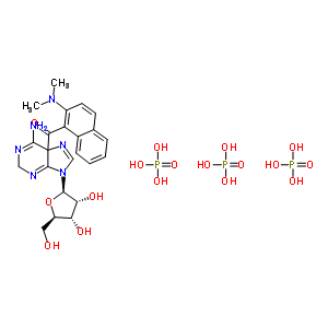 72947-54-7  [6-amino-9-[(2R,3R,4S,5R)-3,4-dihydroxy-5-(hydroxymethyl)tetrahydrofuran-2-yl]-2H-purin-5-yl]-(2-dimethylamino-1-naphthyl)methanone; phosphoric acid