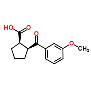 732253-60-0  (1R,2S)-2-(3-methoxybenzoyl)cyclopentane-1-carboxylic acid