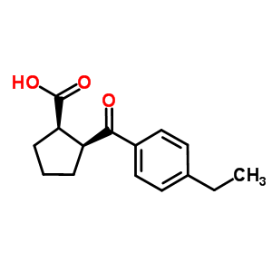 733740-12-0  (1R,2S)-2-(4-ethylbenzoyl)cyclopentane-1-carboxylic acid