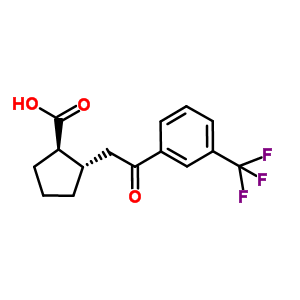 733740-74-4  (1R,2S)-2-[2-oxo-2-[3-(trifluoromethyl)phenyl]ethyl]cyclopentane-1-carboxylic acid