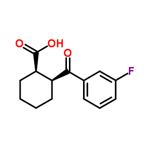 733742-66-0  (1R,2S)-2-(3-fluorobenzoyl)cyclohexane-1-carboxylic acid