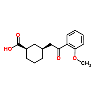 735275-08-8  (1R,3S)-3-[2-(2-methoxyphenyl)-2-oxo-ethyl]cyclohexane-1-carboxylic acid