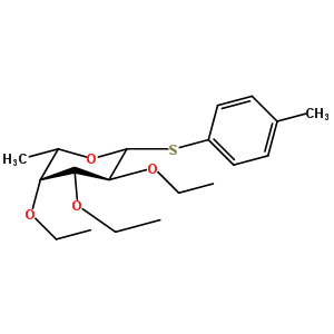 807361-40-6  (3R,5S)-3,4,5-tribenzyloxy-2-methyl-6-(p-tolylsulfanyl)tetrahydropyran