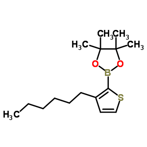 850881-09-3  2-(3-hexylthiophen-2-yl)-4,4,5,5-tetramethyl-1,3,2-dioxaborolane