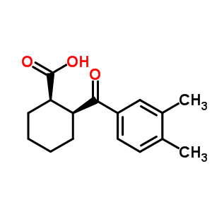 85603-43-6  (1R,2S)-2-(3,4-dimethylbenzoyl)cyclohexane-1-carboxylic acid