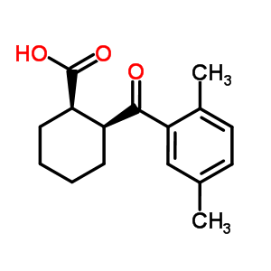 85603-45-8  (1R,2S)-2-(2,5-dimethylbenzoyl)cyclohexane-1-carboxylic acid