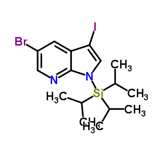 875639-49-9  (5-bromo-3-iodo-pyrrolo[2,3-b]pyridin-1-yl)-triisopropyl-silane