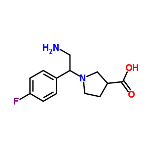 886364-02-9  1-[2-amino-1-(4-fluorophenyl)ethyl]pyrrolidine-3-carboxylic acid