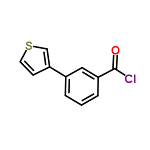 886851-34-9  3-thiophen-3-ylbenzoyl chloride