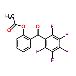 890099-21-5  [2-(2,3,4,5,6-pentafluorobenzoyl)phenyl] acetate