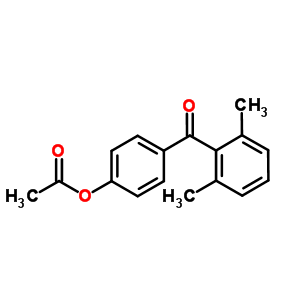 890100-33-1  [4-(2,6-dimethylbenzoyl)phenyl] acetate