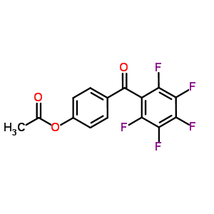 890100-41-1  [4-(2,3,4,5,6-pentafluorobenzoyl)phenyl] acetate