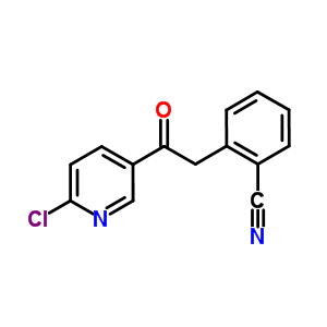 890100-44-4  2-[2-(6-chloro-3-pyridyl)-2-oxo-ethyl]benzonitrile