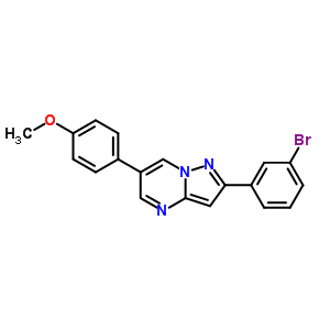 893613-45-1  2-(3-bromophenyl)-6-(4-methoxyphenyl)pyrazolo[1,5-a]pyrimidine