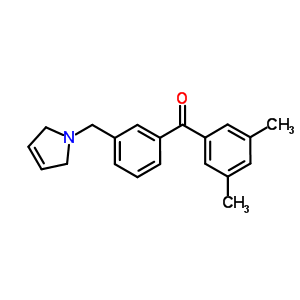 898749-07-0  [3-(2,5-dihydropyrrol-1-ylmethyl)phenyl]-(3,5-dimethylphenyl)methanone