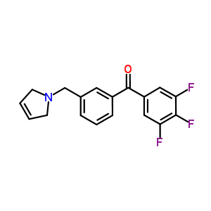 898749-64-9  [3-(2,5-dihydropyrrol-1-ylmethyl)phenyl]-(3,4,5-trifluorophenyl)methanone