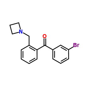 898754-68-2  [2-(azetidin-1-ylmethyl)phenyl]-(3-bromophenyl)methanone