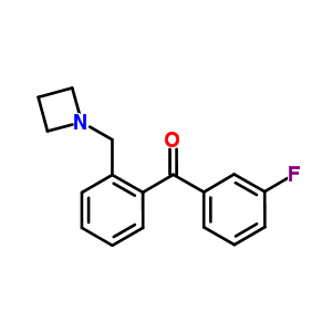 898754-80-8  [2-(azetidin-1-ylmethyl)phenyl]-(3-fluorophenyl)methanone