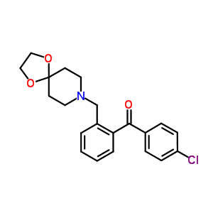 898756-02-0  (4-chlorophenyl)-[2-(1,4-dioxa-8-azaspiro[4.5]decan-8-ylmethyl)phenyl]methanone