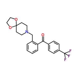 898756-33-7  [2-(1,4-dioxa-8-azaspiro[4.5]decan-8-ylmethyl)phenyl]-[4-(trifluoromethyl)phenyl]methanone