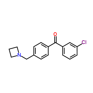 898756-46-2  [4-(azetidin-1-ylmethyl)phenyl]-(3-chlorophenyl)methanone