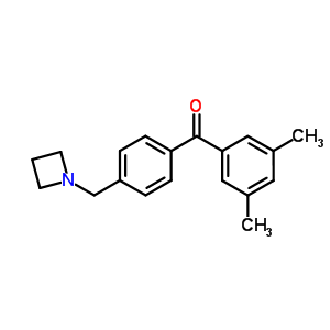 898756-71-3  [4-(azetidin-1-ylmethyl)phenyl]-(3,5-dimethylphenyl)methanone