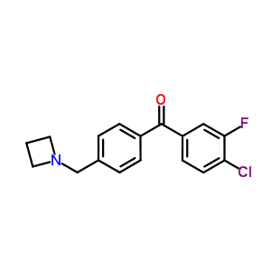 898756-75-7  [4-(azetidin-1-ylmethyl)phenyl]-(4-chloro-3-fluoro-phenyl)methanone