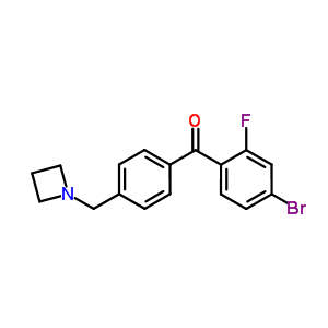 898756-87-1  [4-(azetidin-1-ylmethyl)phenyl]-(4-bromo-2-fluoro-phenyl)methanone