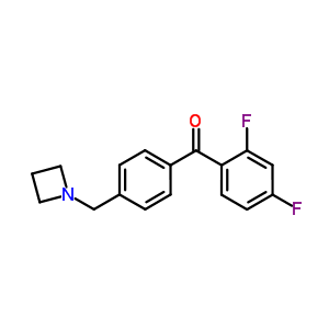 898757-03-4  [4-(azetidin-1-ylmethyl)phenyl]-(2,4-difluorophenyl)methanone