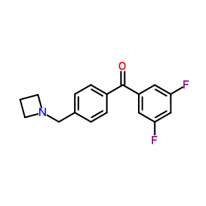 898757-07-8  [4-(azetidin-1-ylmethyl)phenyl]-(3,5-difluorophenyl)methanone