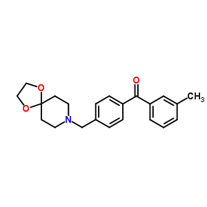 898757-43-2  [4-(1,4-dioxa-8-azaspiro[4.5]decan-8-ylmethyl)phenyl]-(m-tolyl)methanone