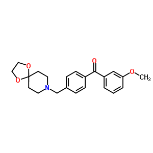 898757-52-3  [4-(1,4-dioxa-8-azaspiro[4.5]decan-8-ylmethyl)phenyl]-(3-methoxyphenyl)methanone