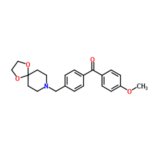 898757-55-6  [4-(1,4-dioxa-8-azaspiro[4.5]decan-8-ylmethyl)phenyl]-(4-methoxyphenyl)methanone