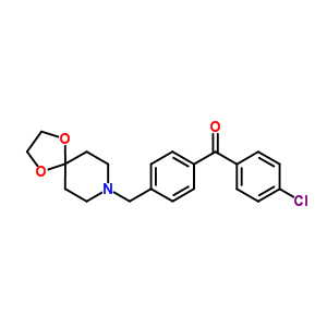 898757-82-9  (4-chlorophenyl)-[4-(1,4-dioxa-8-azaspiro[4.5]decan-8-ylmethyl)phenyl]methanone