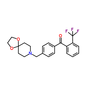 898758-10-6  [4-(1,4-dioxa-8-azaspiro[4.5]decan-8-ylmethyl)phenyl]-[2-(trifluoromethyl)phenyl]methanone