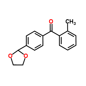 898759-80-3  [4-(1,3-dioxolan-2-yl)phenyl]-(o-tolyl)methanone