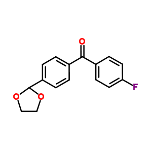 898760-14-0  [4-(1,3-dioxolan-2-yl)phenyl]-(4-fluorophenyl)methanone