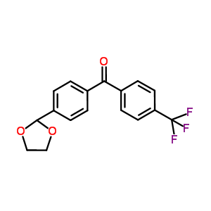 898760-55-9  [4-(1,3-dioxolan-2-yl)phenyl]-[4-(trifluoromethyl)phenyl]methanone