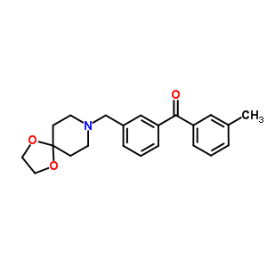 898761-32-5  [3-(1,4-dioxa-8-azaspiro[4.5]decan-8-ylmethyl)phenyl]-(m-tolyl)methanone