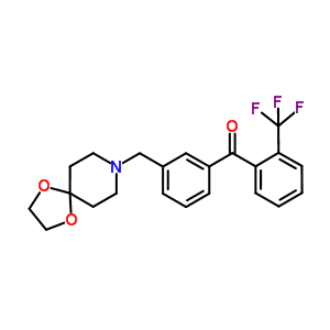 898762-03-3  [3-(1,4-dioxa-8-azaspiro[4.5]decan-8-ylmethyl)phenyl]-[2-(trifluoromethyl)phenyl]methanone