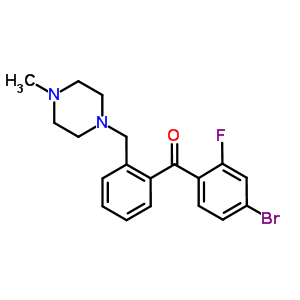 898762-18-0  (4-bromo-2-fluoro-phenyl)-[2-[(4-methylpiperazin-1-yl)methyl]phenyl]methanone