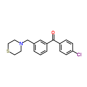 898763-05-8  (4-chlorophenyl)-[3-(thiomorpholinomethyl)phenyl]methanone