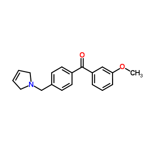 898763-79-6  [4-(2,5-dihydropyrrol-1-ylmethyl)phenyl]-(3-methoxyphenyl)methanone